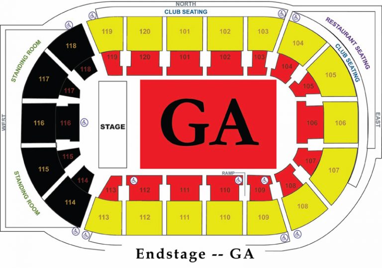 Seating Chart Hertz Arena