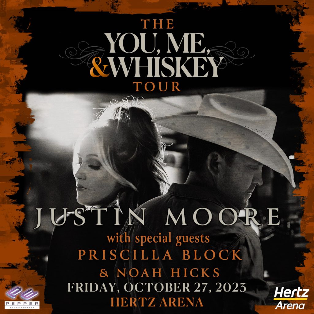 Justin Moore The You, Me & Whiskey Tour Hertz Arena