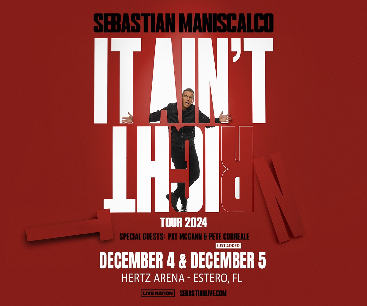 Sebastian Maniscalco It Ain’t Right Tour Hertz Arena